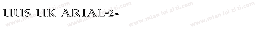 UUS UK ARIAL_2字体转换